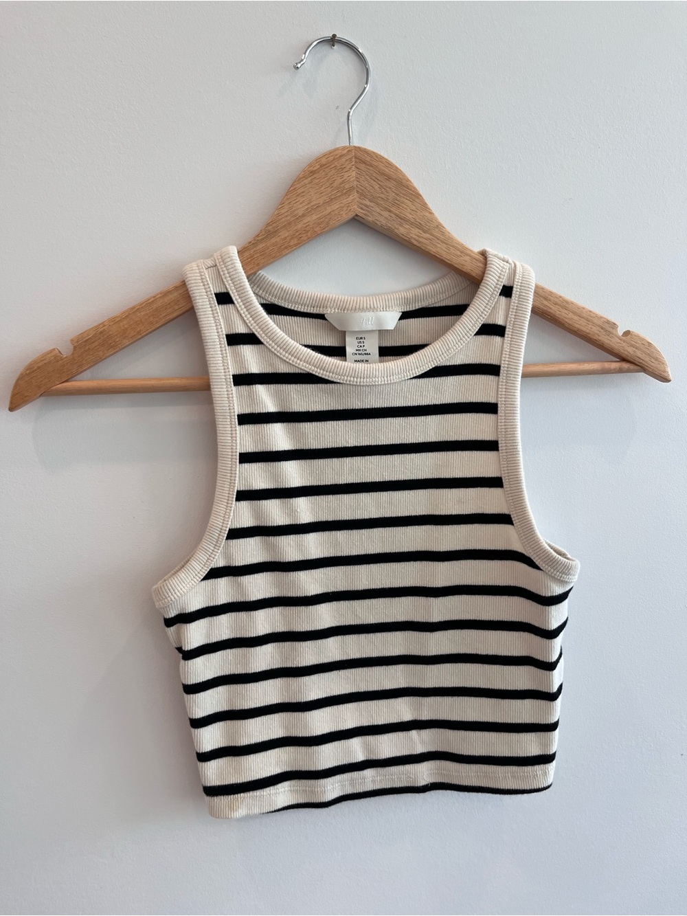 H&M Striped Crop Top - S